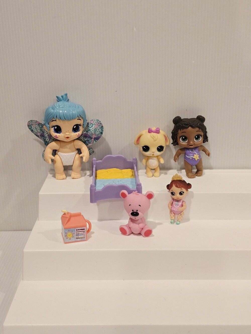 Baby Alive and Baby Born Mini Doll Figure Set